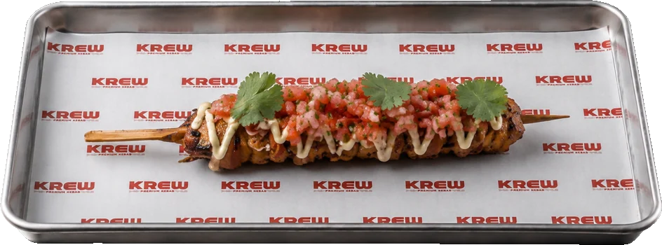 Brocheta de pollo