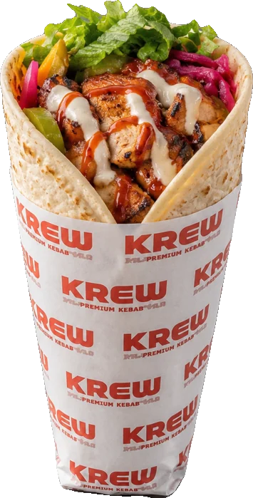 Roll de pollo adobado y asado al carbón